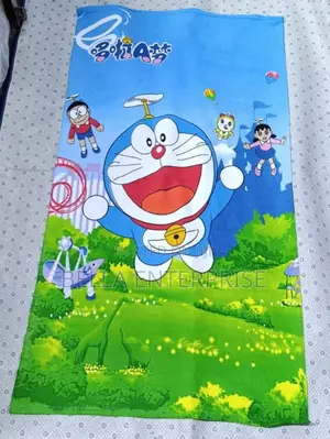Absorbent Cartoon Themed Kids Towels Available Sizes 70 by 140 Cm