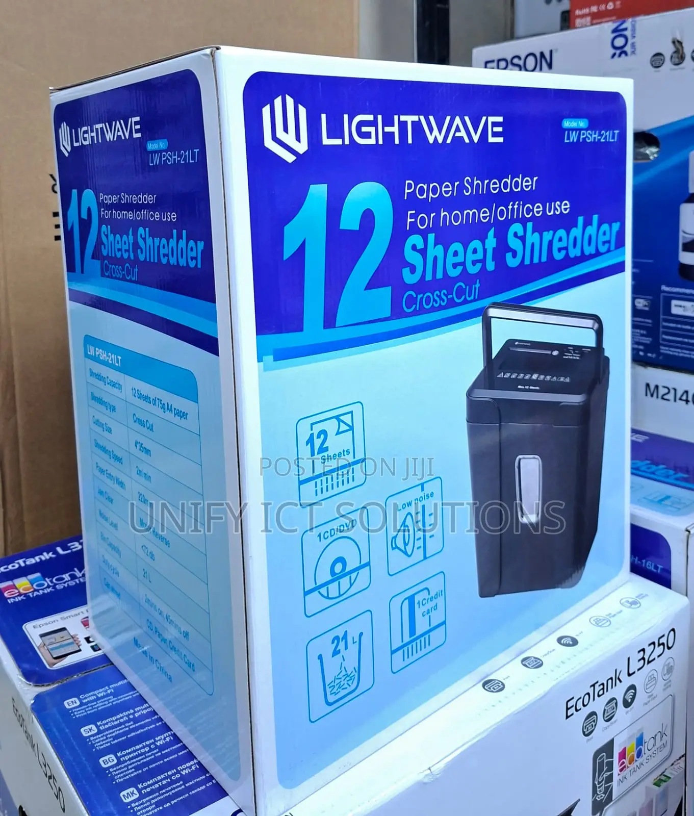 Lightwave 12 Sheet Shredder