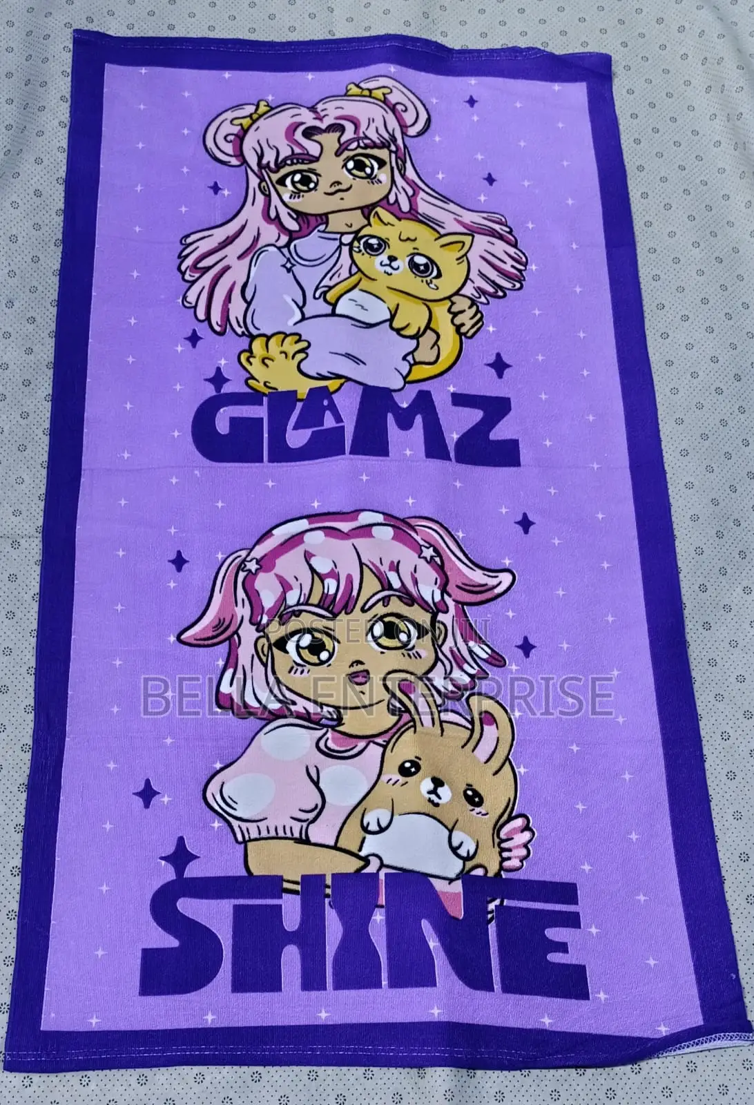 Absorbent Cartoon Themed Kids Towels Available Sizes 70 by 140 Cm