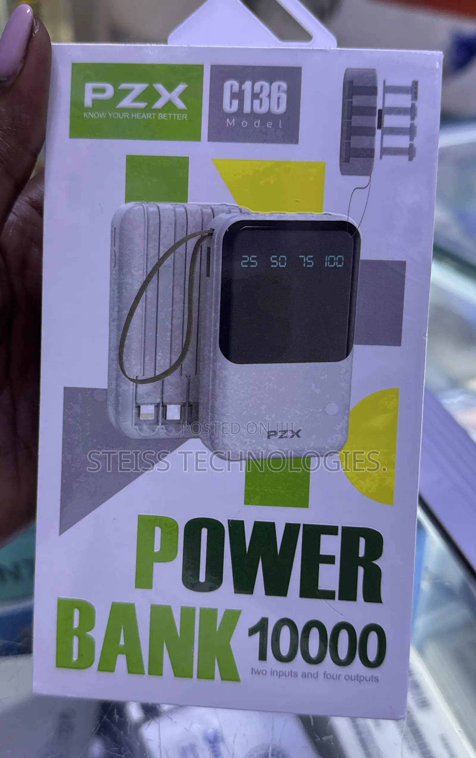 PZX C136 Small Portable Powerbank