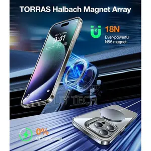 iPhone 15 Pro Max Compatible With MagSafe, Built-in Stash Stand Case
