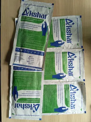 Latex Examination Gloves, Powdered, 100pcs