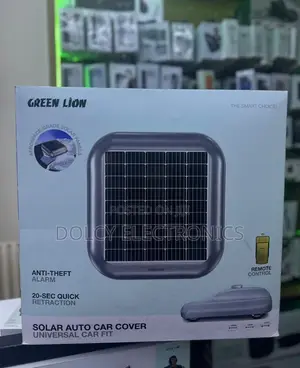Green Lion Solar Auto Car Cover Universal Car Fit -Grey