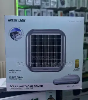 Green Lion Solar Auto Car Cover Universal Car Fit -Grey