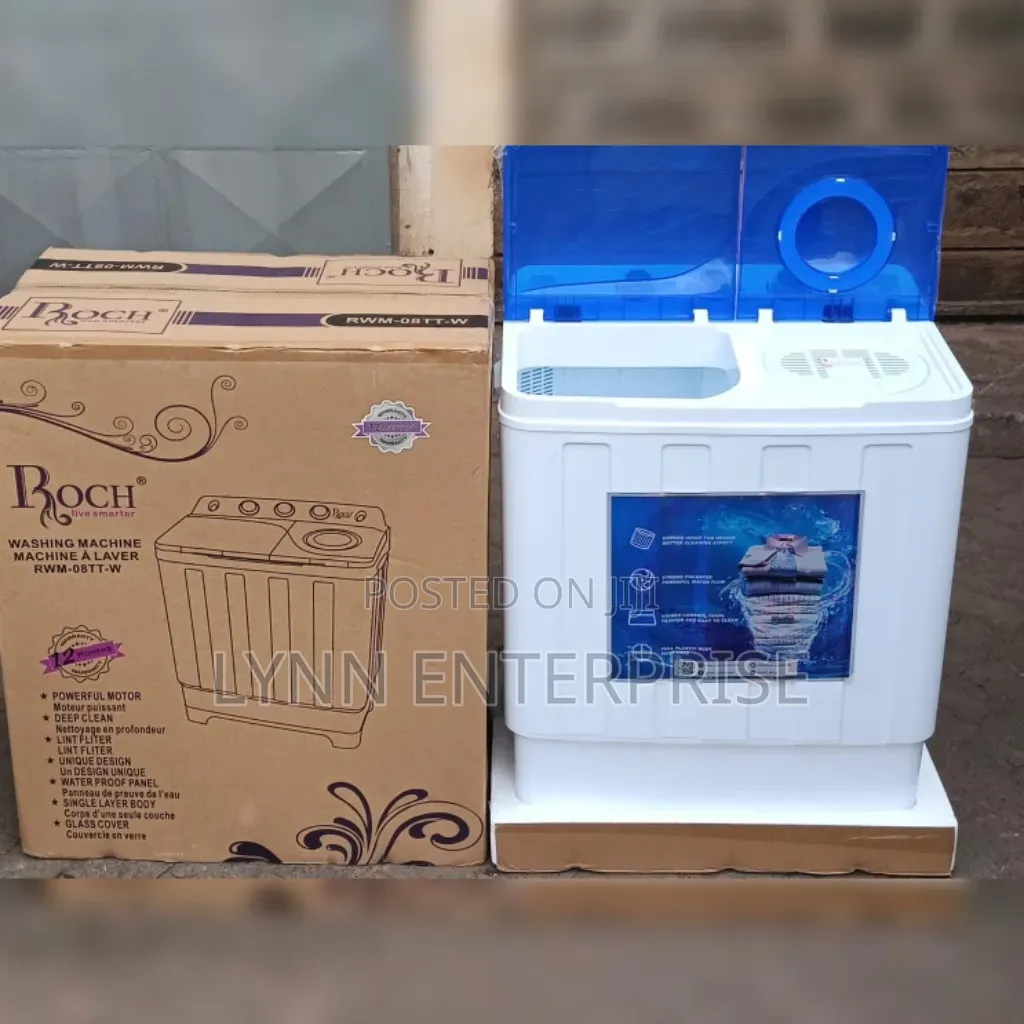 Roch 8kgs Top Load Twin Tub Washing Machine 