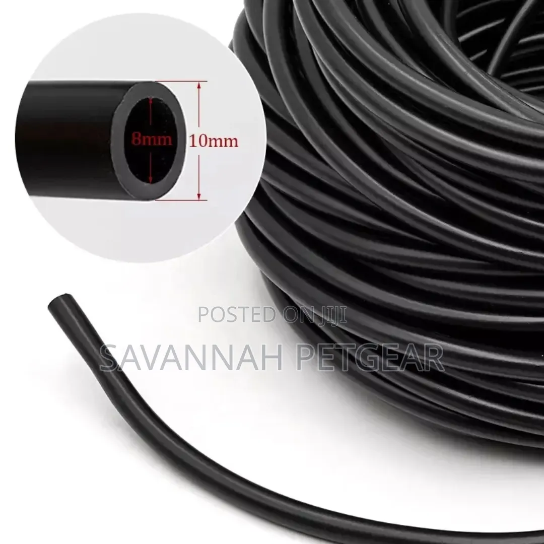 Rabbit Drinker Bowl Water Hose Tubing/Pipe (Black) for Nipple Drinkers