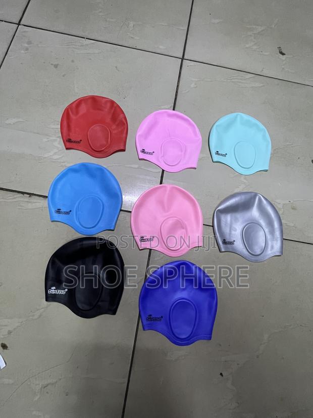 Adults Silicone Swimming Cap - main view