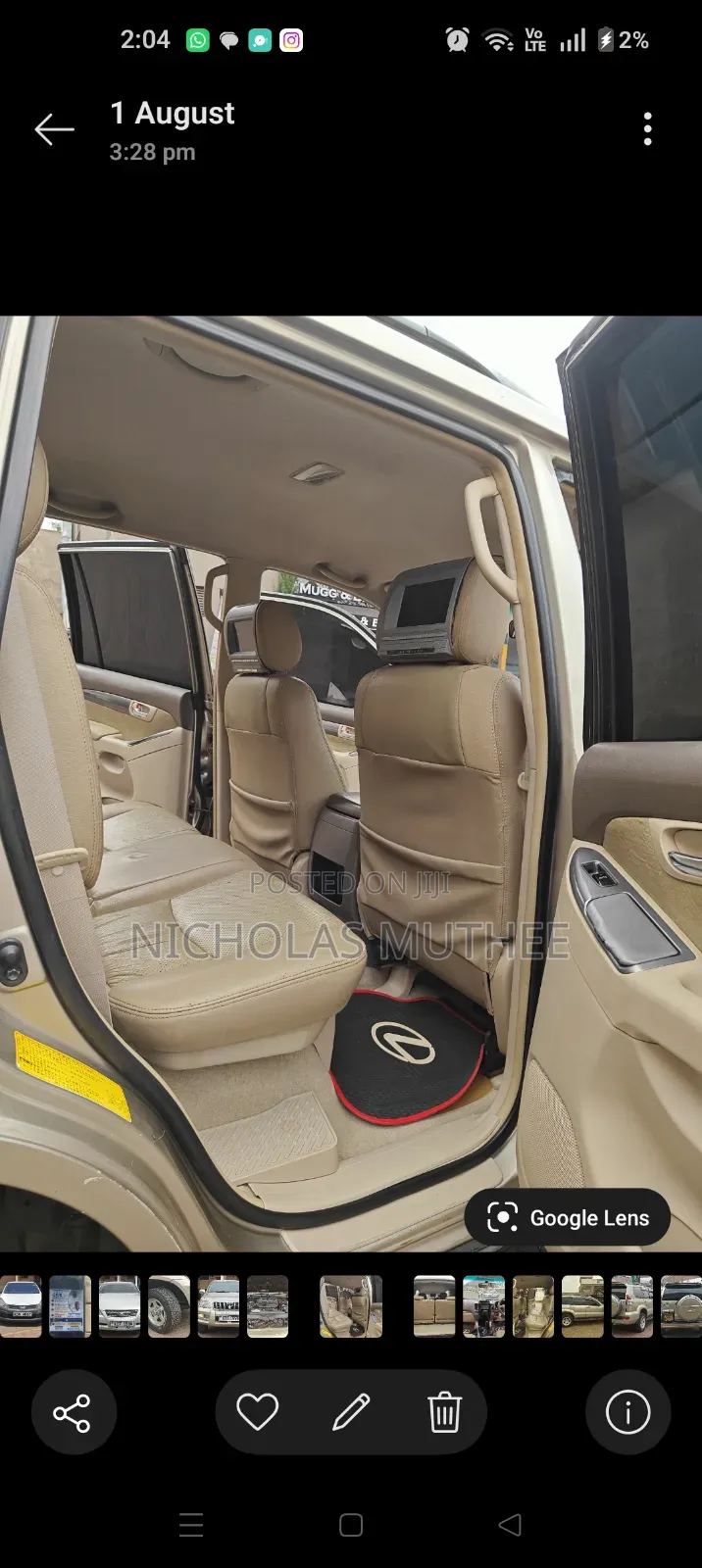 Toyota Land Cruiser Prado 2005 Gold