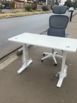 Height Adjustable Desk - White Electric Standing Desk
