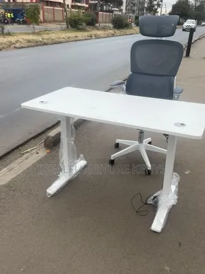 Height Adjustable Desk - White Electric Standing Desk