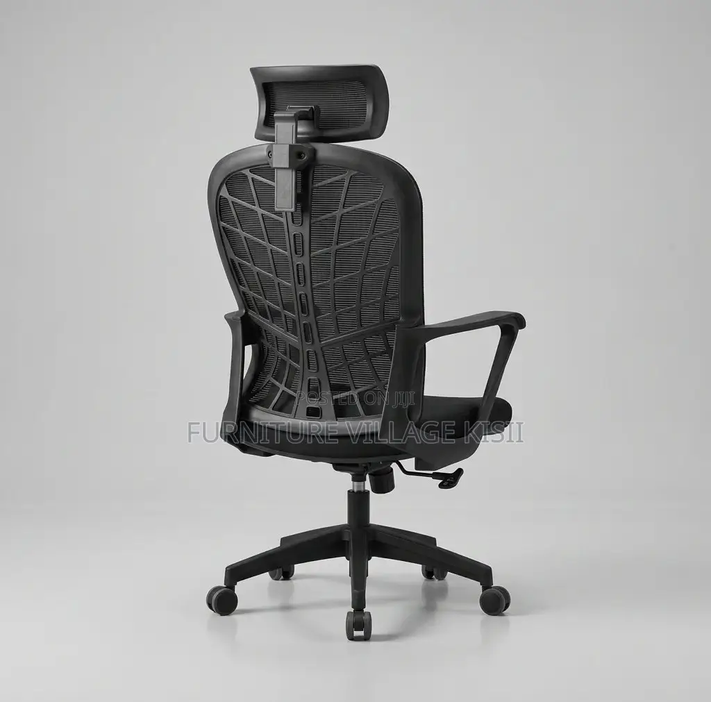 Office Chair;Black Headrest Mesh Desk Chair