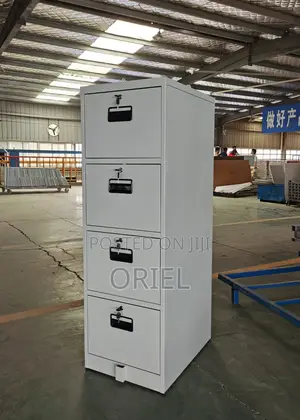 Office Cabinet With 4 Drawers – Modern Filing Document Storage Unit