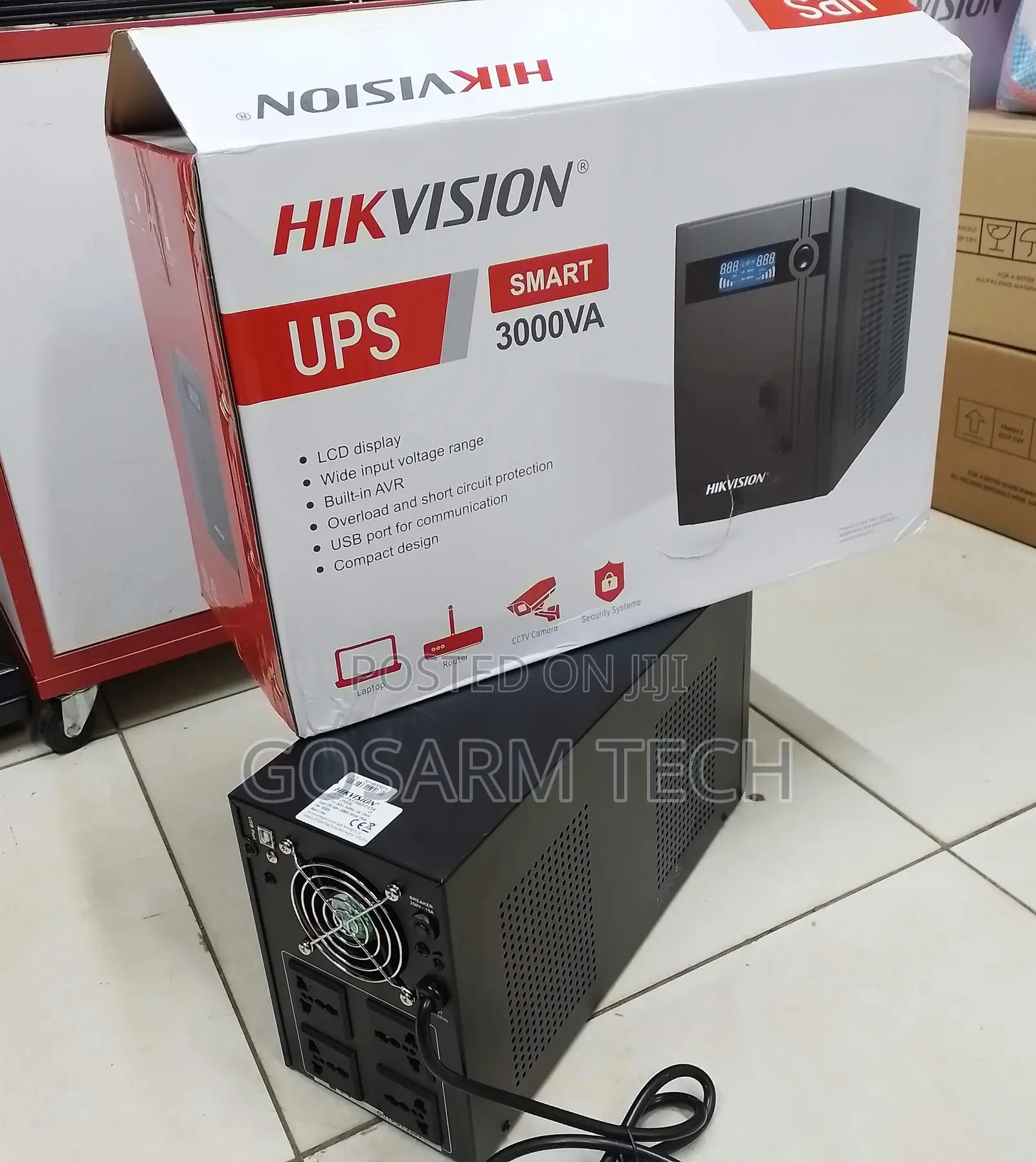 3kva Hikvision Ds-Ups3000: High-Performance AVR 3000va Ups