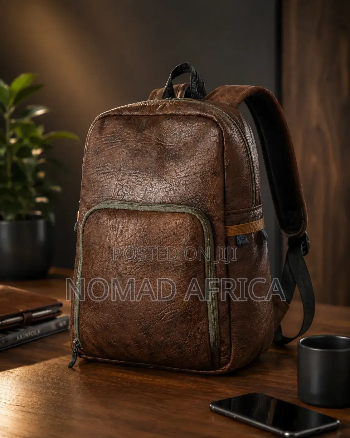 Premium Leather Backpack