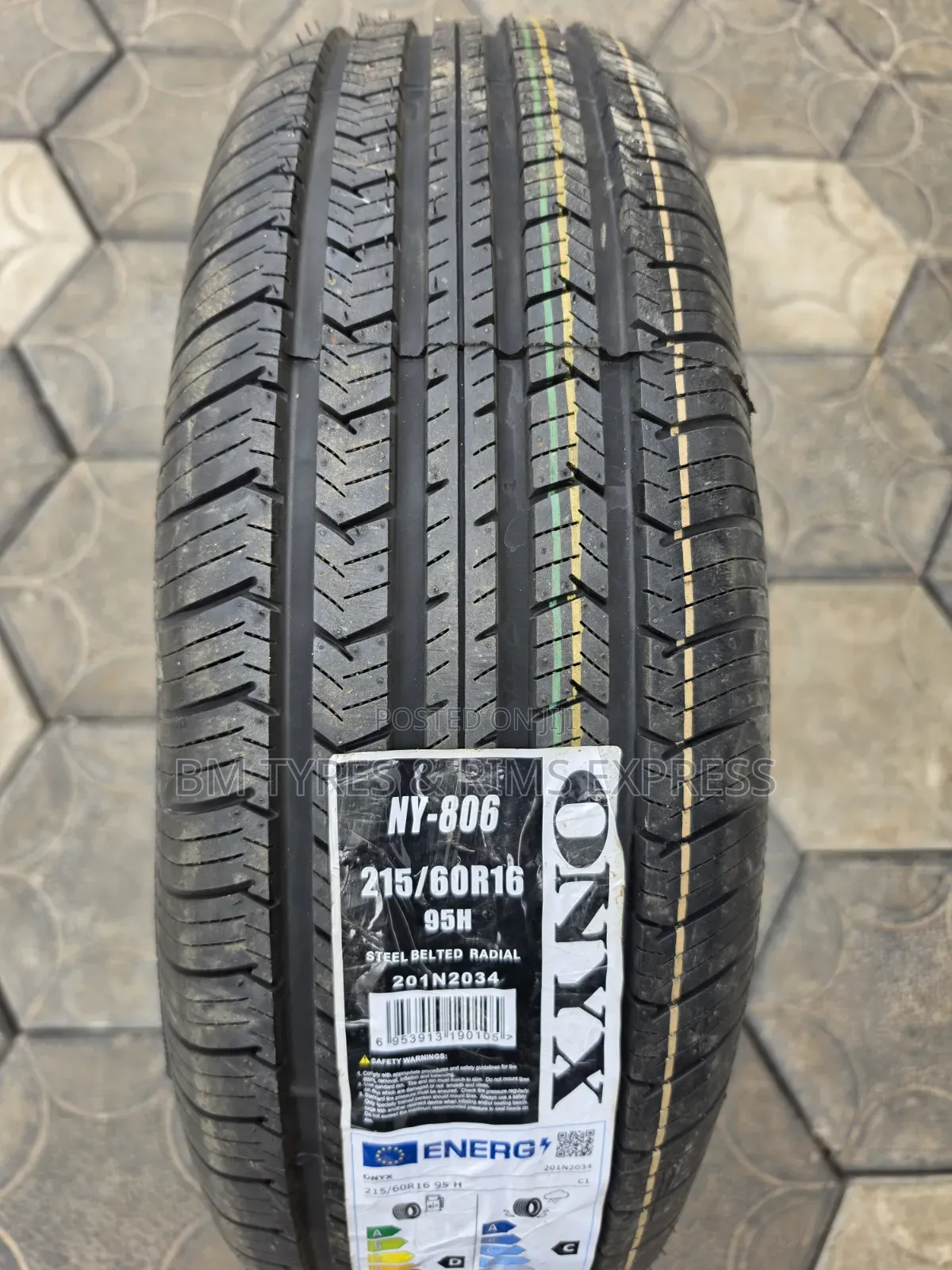 215 /60 R16 Onyx Tires.