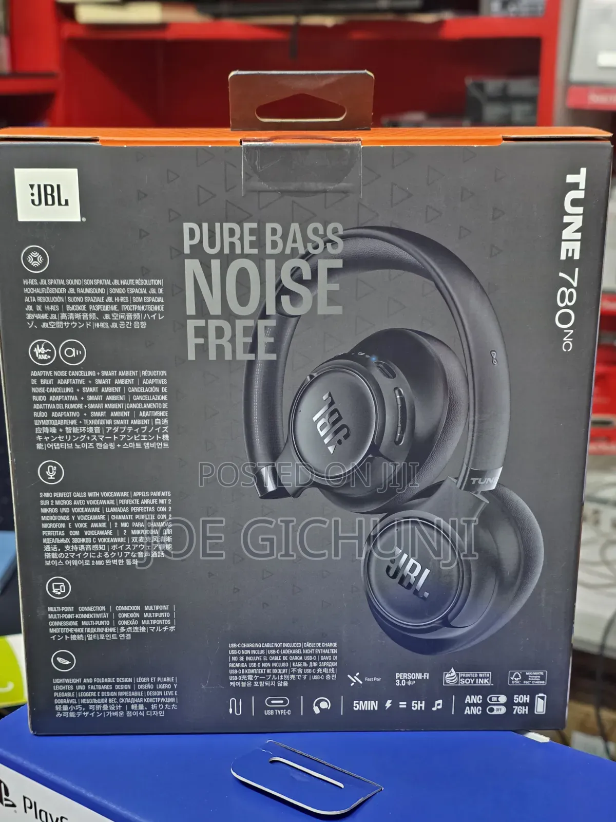 JBL Tune 780NC Wireless Noise-Cancelling Headphones