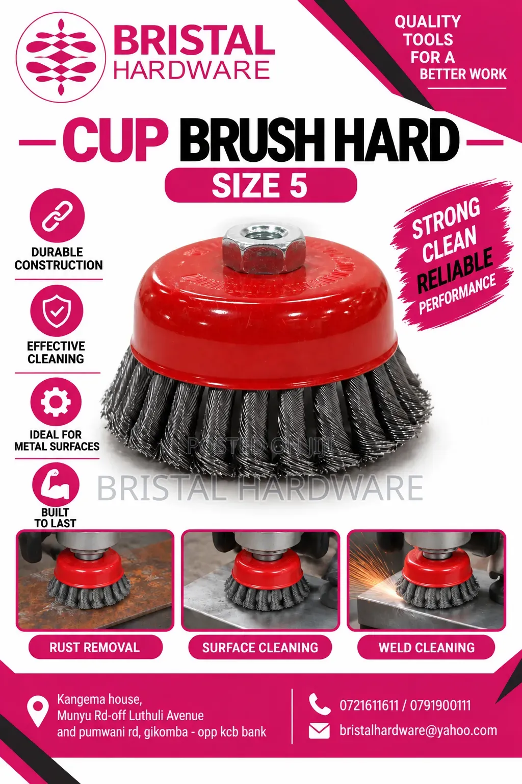 Cup Brush Hard Size 5