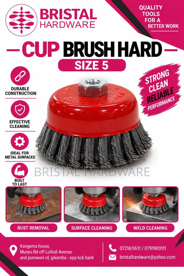 Cup Brush Hard Size 5