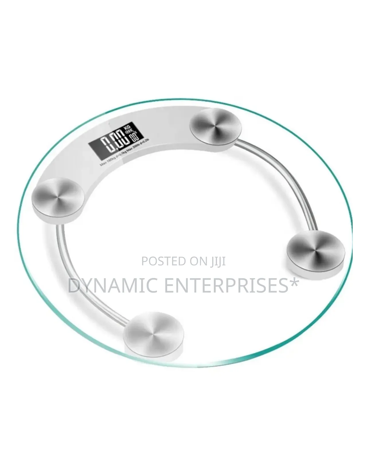Personal Glass Digital Weighing Scale Size