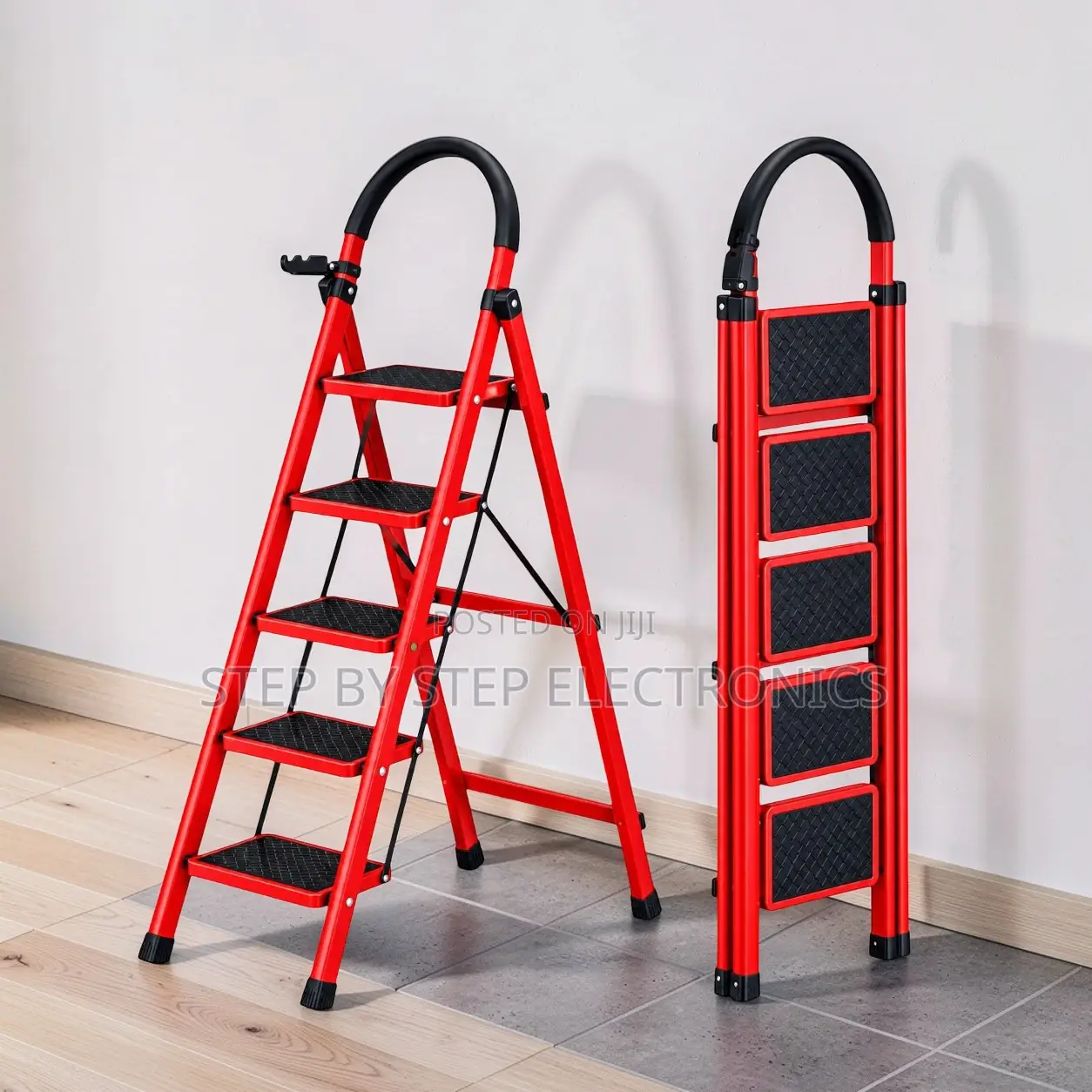 2,3,4 and 5 Step Folding Ladder Premium Quality for Kitchen Access