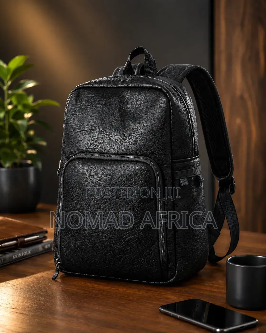 Premium Leather Backpack