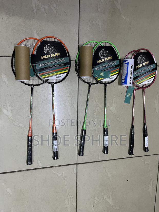 3 Shutter Cocks and 2 Badminton Rackets - thumbnail 2