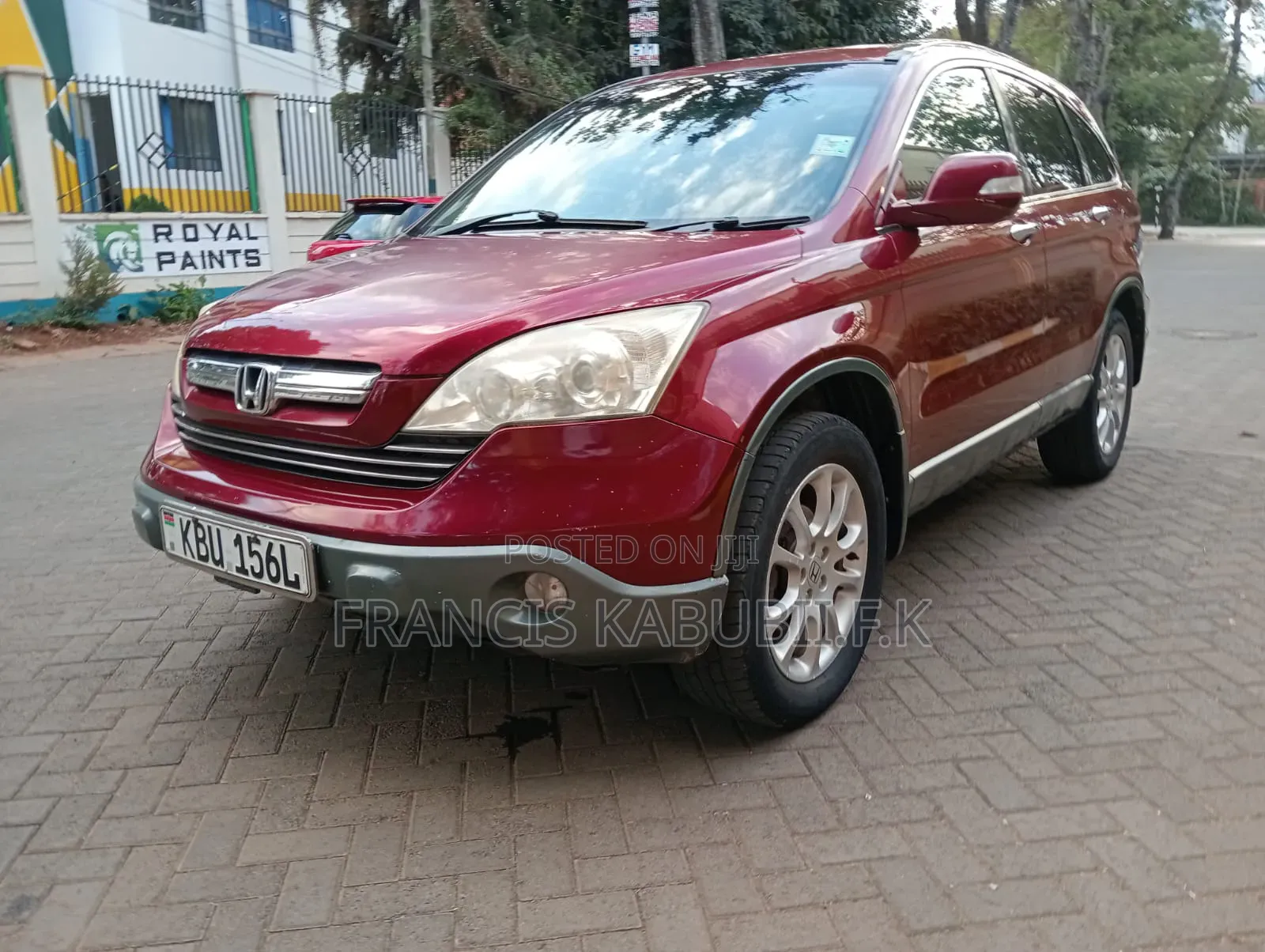Honda CR-V EX 4WD Automatic 2007 Maroon