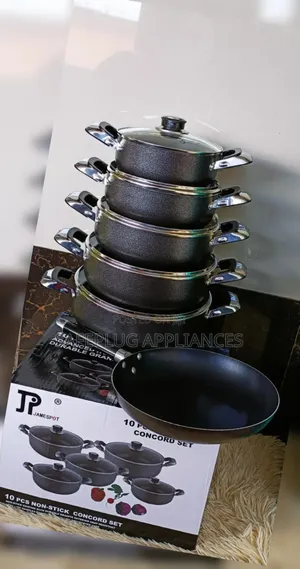 JP 11-Piece Nonstick Cookware Set With Free Pan – Durable Kitchen Set