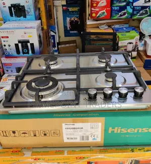 Hisense 60×60cm Stainless Steel Inbuilt Cooker
