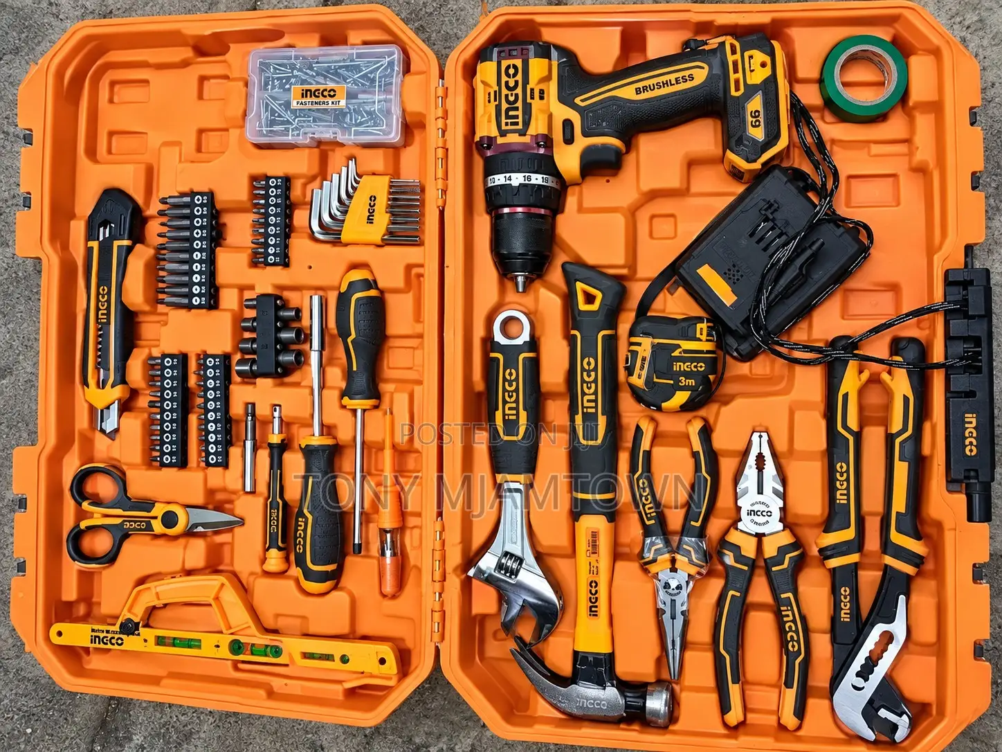 Electrical Toolbox and Tools Inside