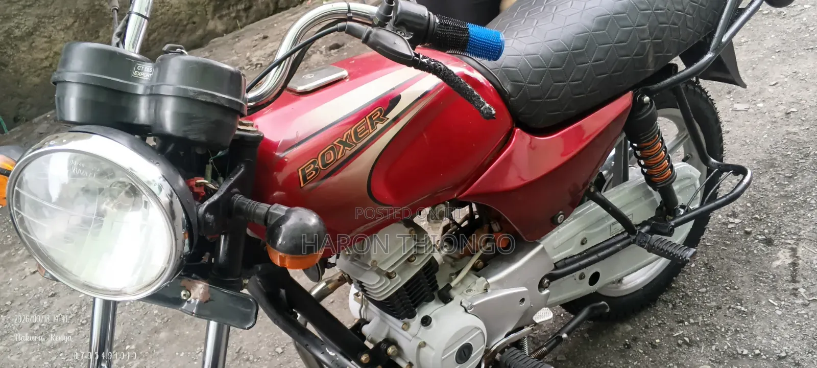 Bajaj Boxer 2025 Red
