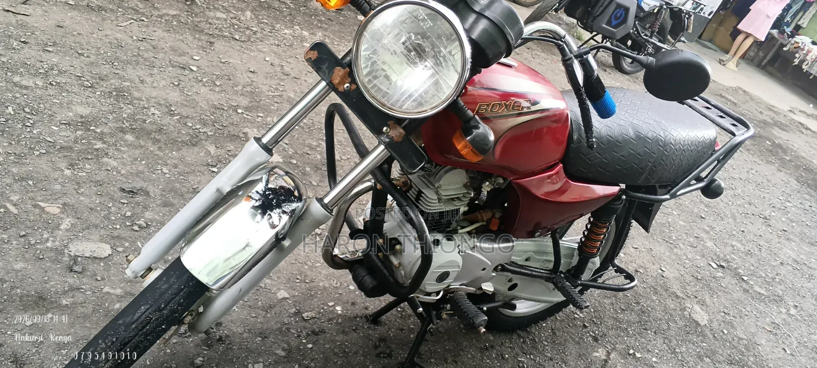 Bajaj Boxer 2025 Red