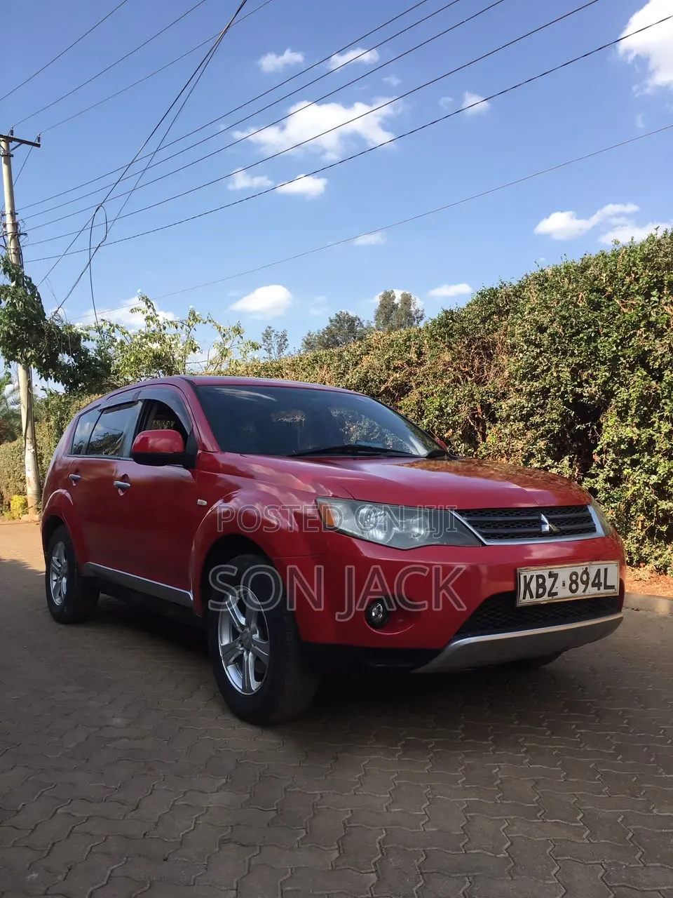 Mitsubishi Outlander 2.4 4WD Intense 2007 Red