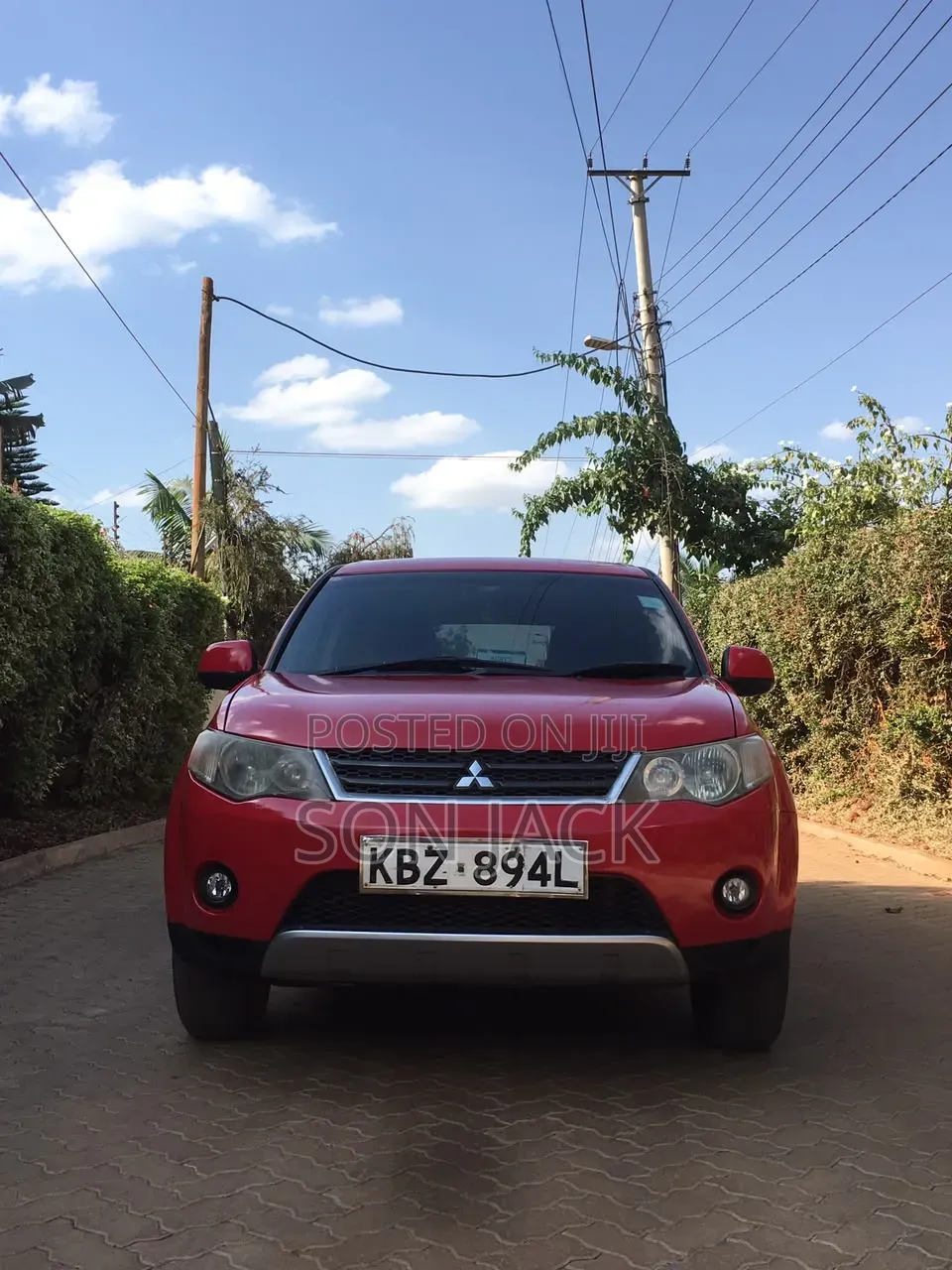 Mitsubishi Outlander 2.4 4WD Intense 2007 Red