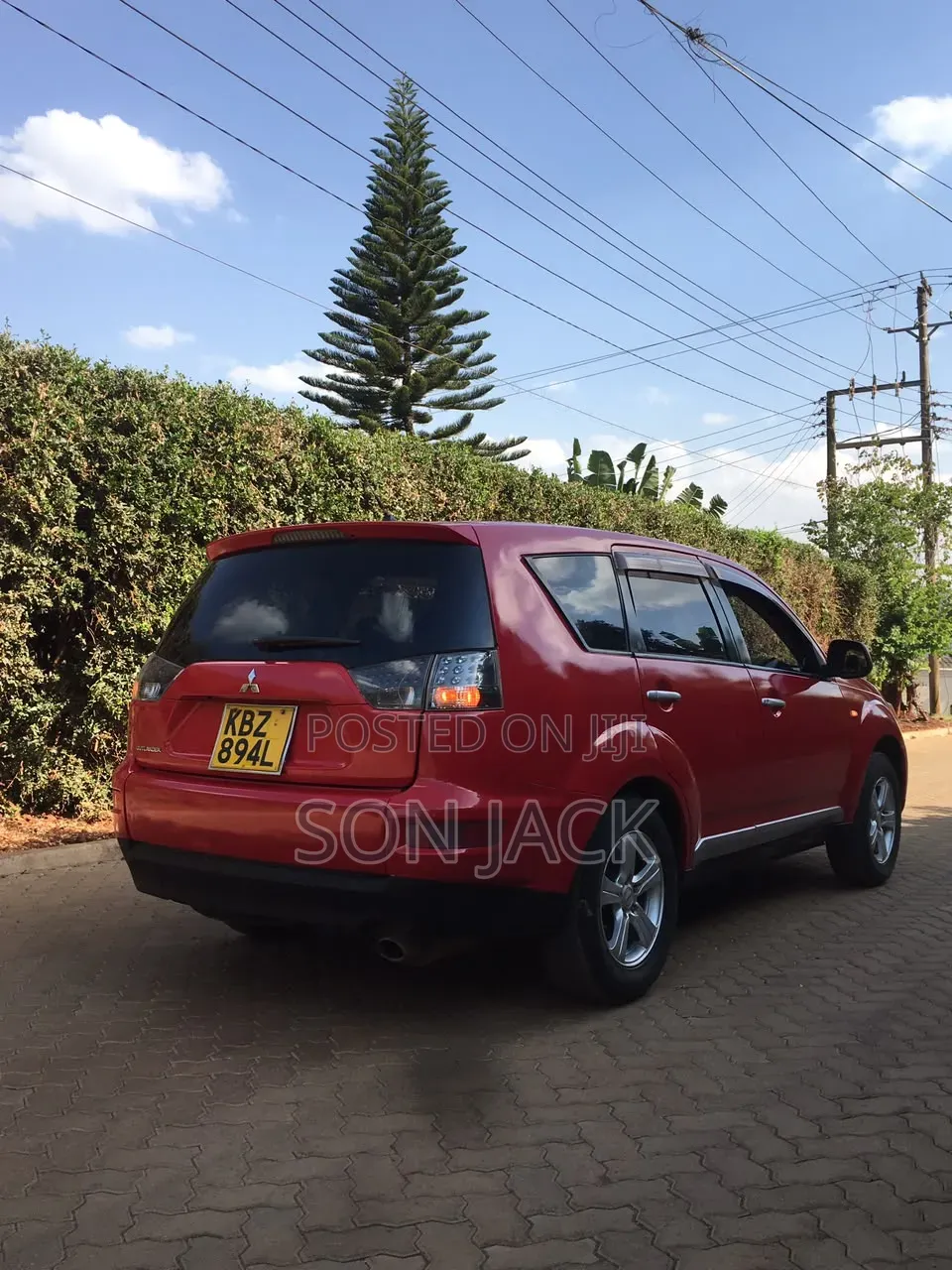 Mitsubishi Outlander 2.4 4WD Intense 2007 Red