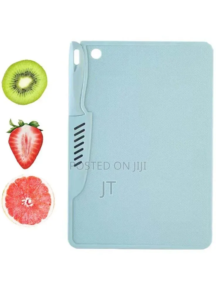 Anti-Slip Fruit Cutting Board and Knife Set