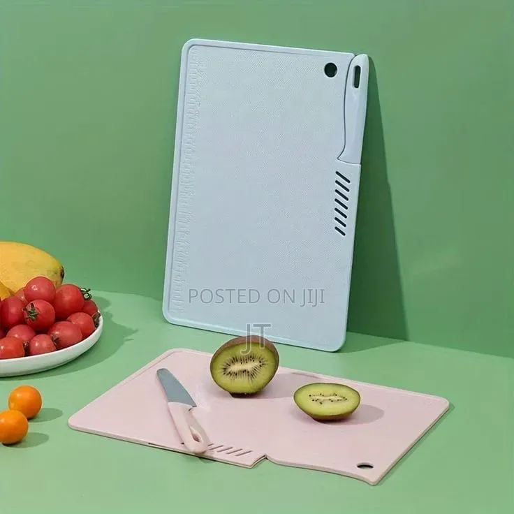 Anti-Slip Fruit Cutting Board and Knife Set