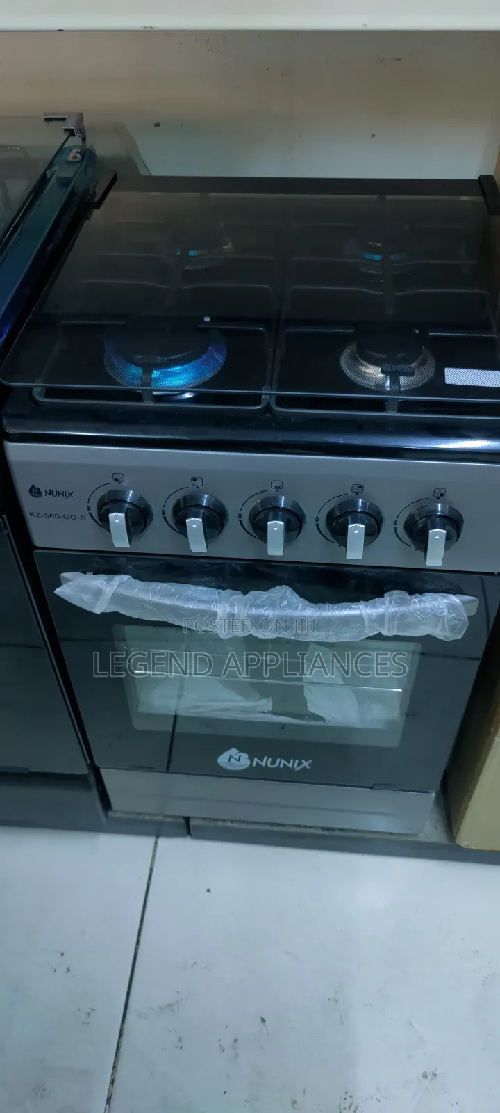 Nunix Free Standing Cooker 50*55 4-Gas Oven Cooker
