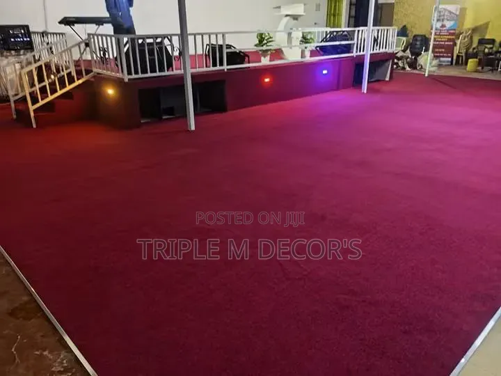 High Density 4mm Delta Carpet for Church Stage Altar