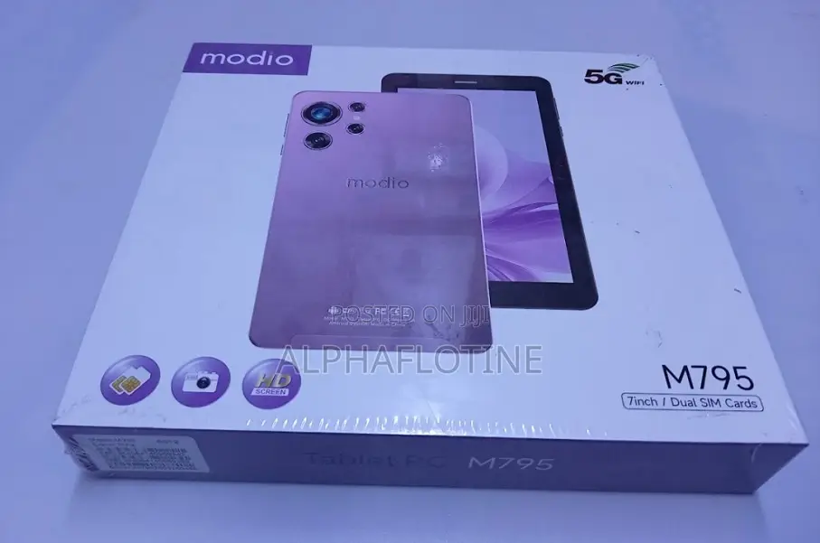 Modio M795 Compact, Budget-Friendly 7-Inch Mobile Kids Tablet