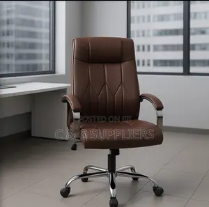 Brown Swivel Executive Chair