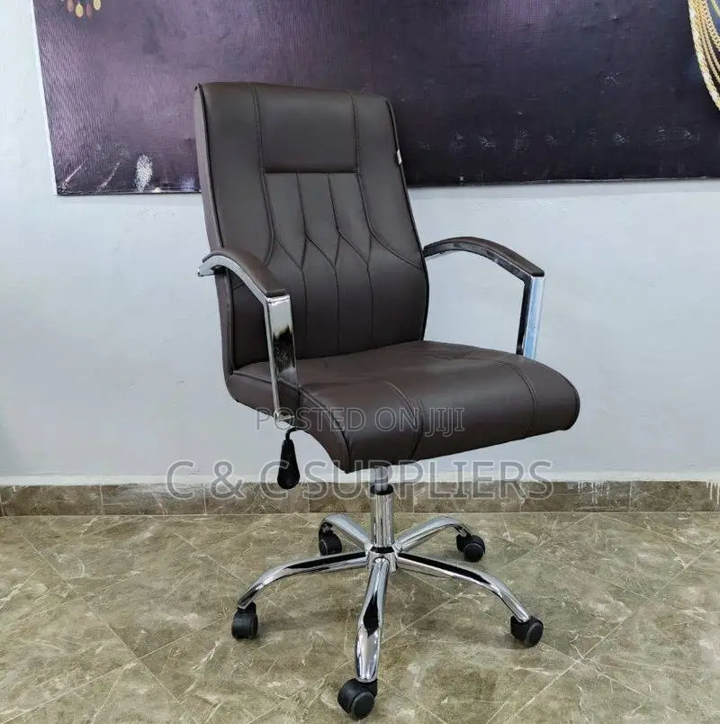 Brown Swivel Executive Chair