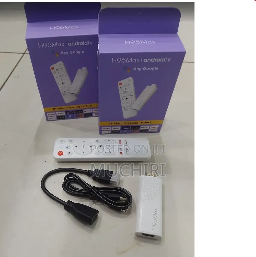 Android 14 H96 Max TV Stick 2GB 16GB Smart Media Player