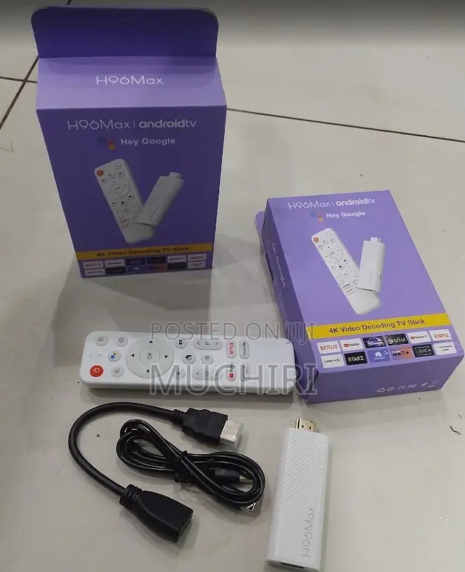 Video Decoding TV Stick – H96 Max Storage: 2gb Ram / 16gb Rom