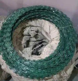 10m Green Razor Wire