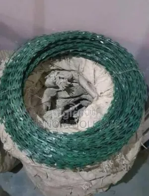 10m Green Razor Wire