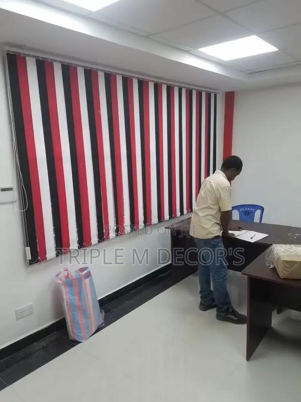Wall-to-Wall Commercial Window Vertical Blinds - main view