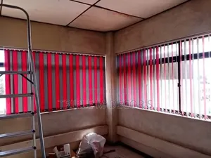 Decorative Patterned Vertical Blinds for Residential Windows