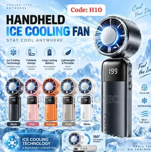 Foldable Design 199-Speed Controlhand Held Fan H10