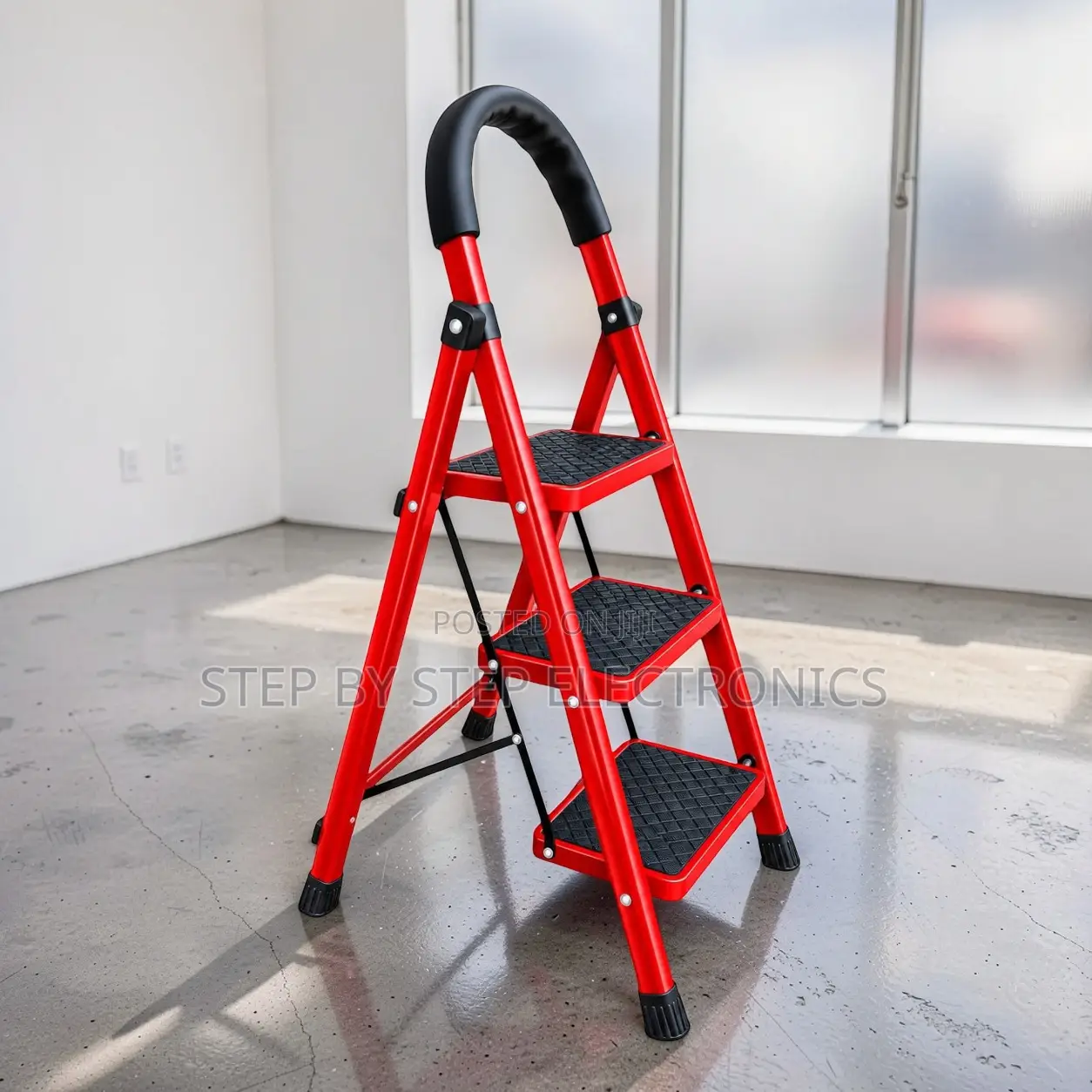 2,3,4 and 5 Step Folding Ladder Strong Support for Shelf Access